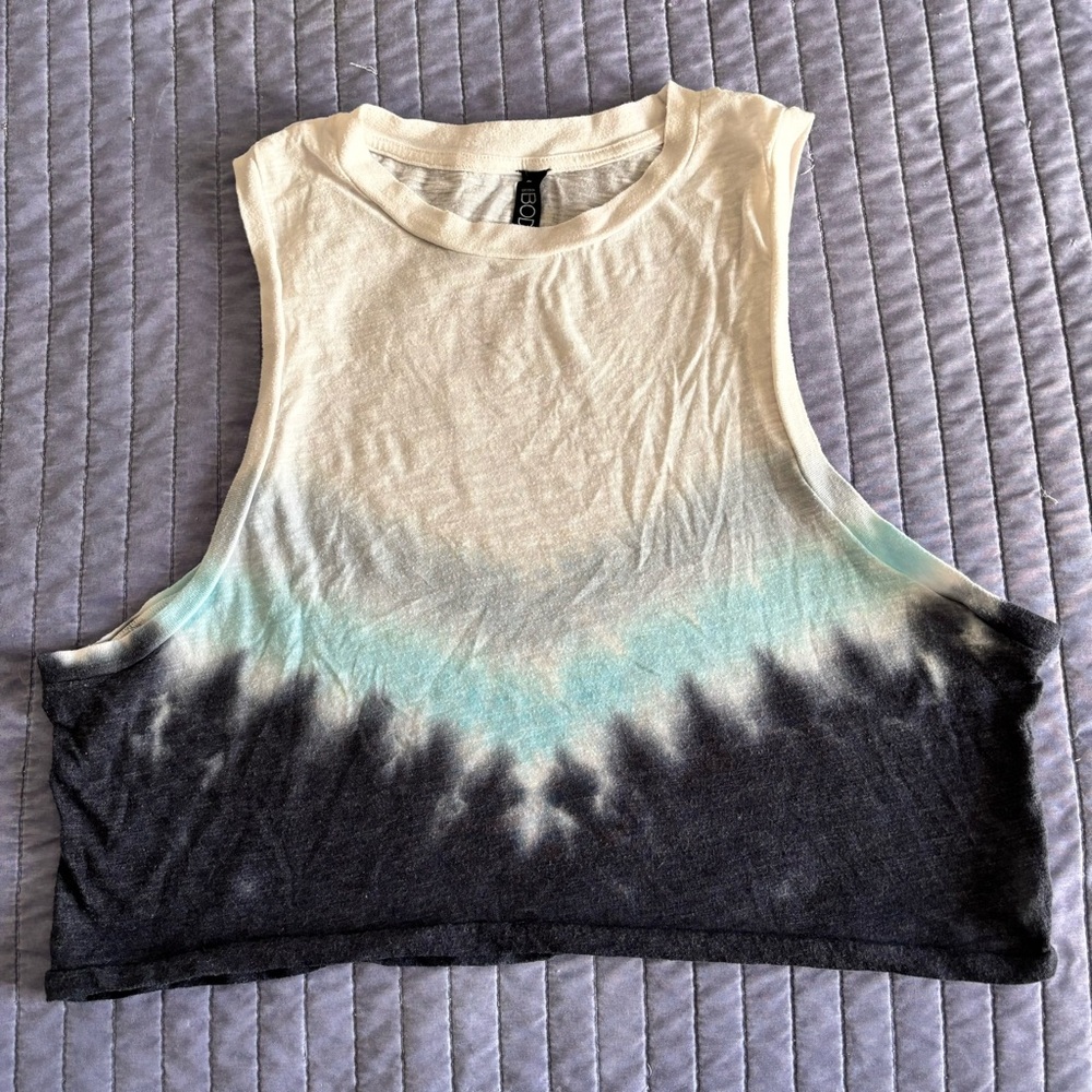 Cotton On Body Cream and Black Ombre Muscle Tee